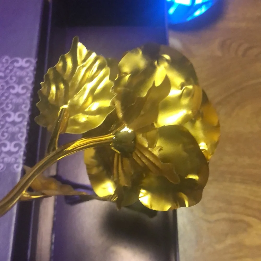New in the Box “24” K Golden Rose